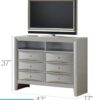 Marilla - Media Chest - Silver Champagne - Image 2