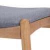 Candescent - Dining Chair With Curved Back And Wood Frame (Set of 2) - Gray - Image 8