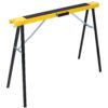 Folding Portable Saw Horses 2 Pack With Fast Open Legs, Heavy Duty For Garage And Workshop - Yellow / Black - Image 4