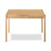 Della - 3 Piece Solid Wood Kids Table & Two Chair Set - Natural - Image 2