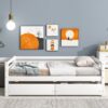 Daybed With 2 Storage Drawers - White - Image 5