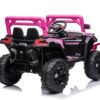 12V7A*1 30W*4 One Button Start, Forward And Backward, High And Low Speed, Music, Front Light, Power Display, Two Doors Can Open, 2.4G R / C, Seat Belt Four Wheel Absorber Kids Ride On Car - Pink - Image 5