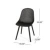 Posey - Chair (Set of 2) - Black - Image 3