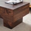 Modern Simple Colored Texture Sticker Coffee Table - Walnut - Image 17