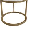 Modern Nightstand With Drawer, Marble Round End Table - White - Image 7