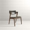 Edwin - Mid-Century Modern Dining Chair (Set of 2) - Black / Brown - Image 12