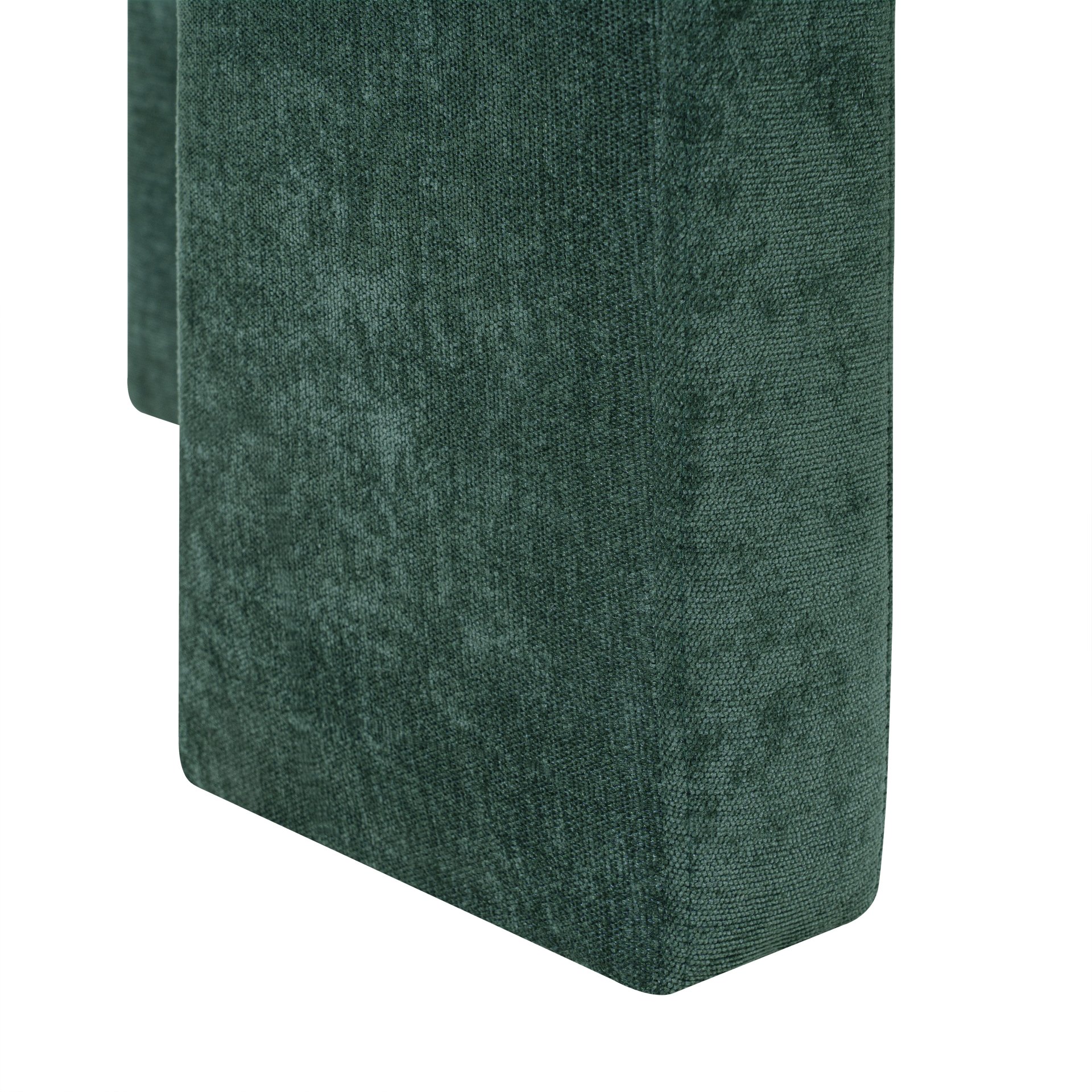 Modern 3 Leg Accent Chair With Ergonomic Arms & Removable Pillow For Living Room, Bedroom, Dining Room And Office - Dark Green - Image 9