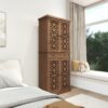 4 Door Cabinet With 1 Drawer, With 4 Adjustable Inner Shelves, Storage Cabinet - Image 4