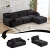 Compressed Sofa, Large Sectional Couches For Living Room - Black - Image 4