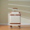Hardshell Luggage Sets 3 Piece Carry - On Suitcase Double Spinner Wheels With Tsa Lock - White - Image 9