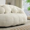 High Back Bean Bag Sofa Couch For Adults And Kids, Comfortable Lounger, Indoor & Outdoor Use - White - Image 11