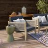 Cayman - Outdoor Conversation Chair - Slate Gray - Image 9