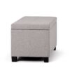 Dover - Storage Ottoman Bench - Cloud Gray - Image 3