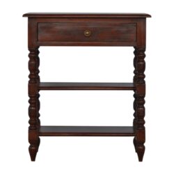 Turned Occasional Table - Brown