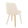 Giovanni - Contemporary / Dining Chair (Set of 2) - Natural / Cream - Image 4