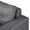 Sectional Sofa Set For Living Room With L Shape Chaise Lounge, Cup Holder And Left Or Right Hand Chaise Modern 4 Seat - Gray - Image 16