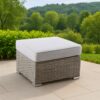 Outdoor Ottoman With Cushion - Gray - Image 7