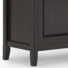 Amherst - Wide 3 Door Storage Cabinet - Hickory Brown - Image 9
