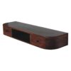 Lunar - 2 Drawer Floating Console - Chestnut - Image 4