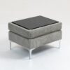 Modular Sectional Sofa Square Ottoman Module, Storage Ottoman Footrest - Gray - Image 8