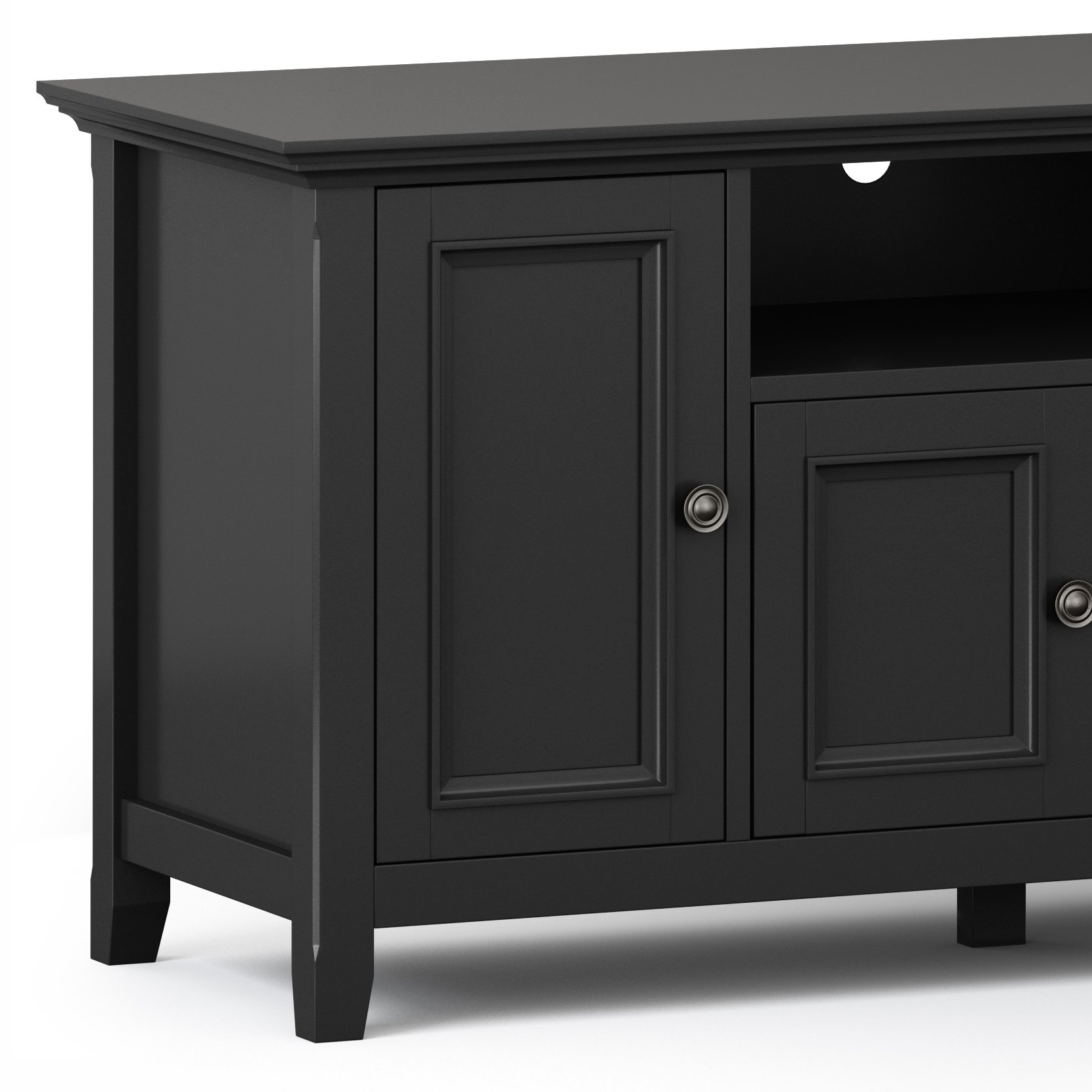 Amherst - Wide TV Media Stand - Black - Image 6