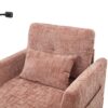 Multifunctional Lazy Person Sofa Recliner With Storage Backrest And Cell Phone Bracket For Living Room And Bedroom - Pink - Image 21
