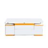 Lift Top Coffee Table With 4 Storage Stools, Multi Functional Adjustable Coffee Table For Living Room - White - Image 19