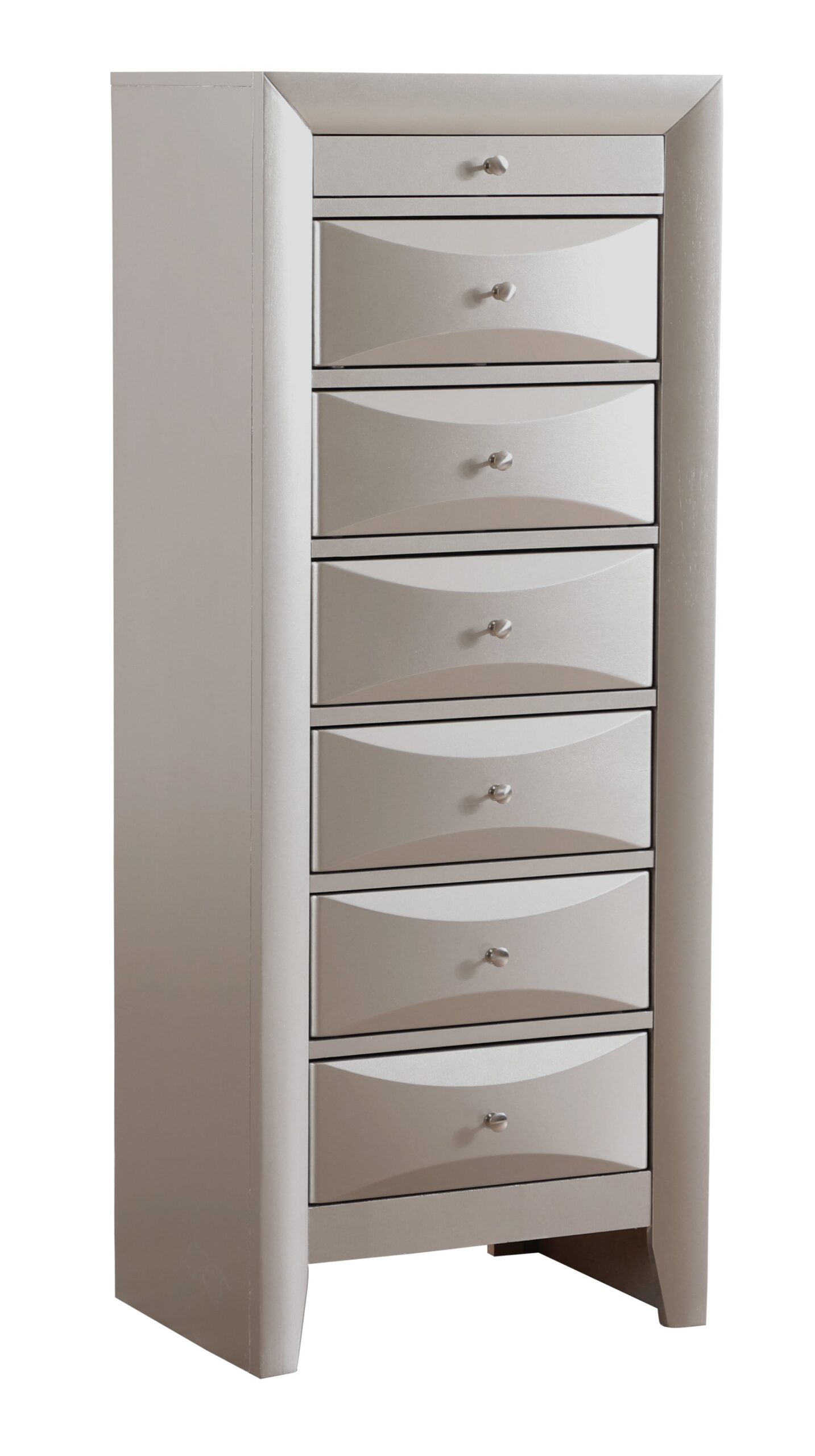 Marilla - 7 Drawer Lingerie Chest - Silver Champagne - Image 3