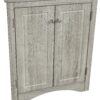Triangle Bathroom Storage Cabinet With Adjustable Shelves, Freestanding Floor Cabinet For Home Kitchen - Oak - Image 27