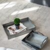 Decorative Galvanized Nesting Trays (Set of 3) - Gray - Image 14