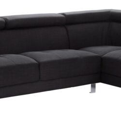 Riveredge - Sectional Modern - Black