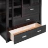 Full Over Full Bunk Bed With Twin Size Trundle And Staircase - Espresso - Image 5