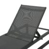 Chaise Lounge With 5 Reclining Positions, Outdoor Patio Lounge Chairs - Black / Gray - Image 13