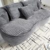 Bean Bag Sofa Lazy Sofa Durable Comfort Lounger High Back Bean Bag Chair Couch For Adults And Kids, Indoor & Outdoor - Dark Gray - Image 16