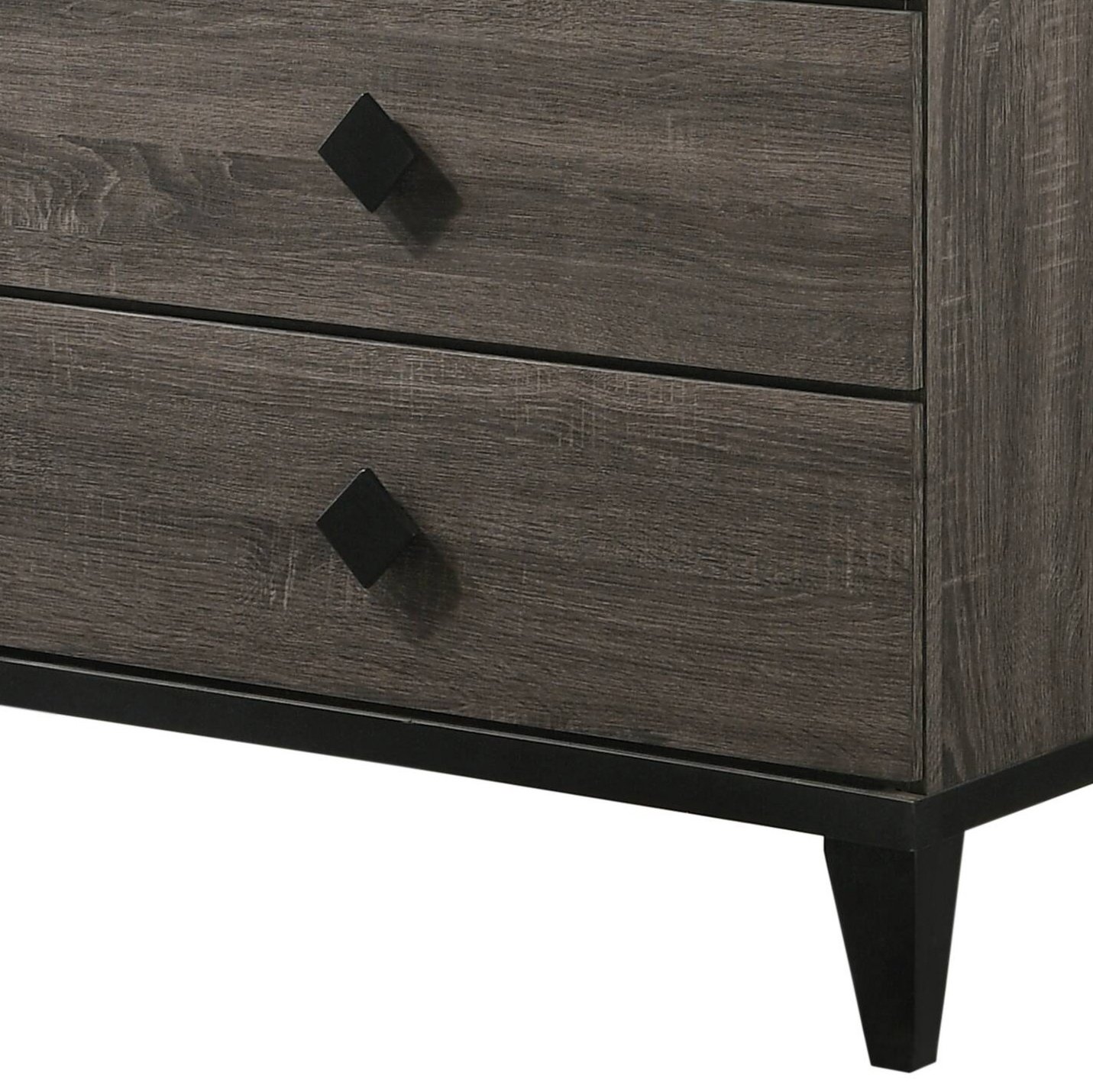 Avantika - Faux Marble Top Rustic Dresser - Gray / Marble / Oak - Image 6
