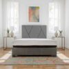 Regen - 10" King Size Cooling Copper Infused Memory Foam Mattress - White - Image 8