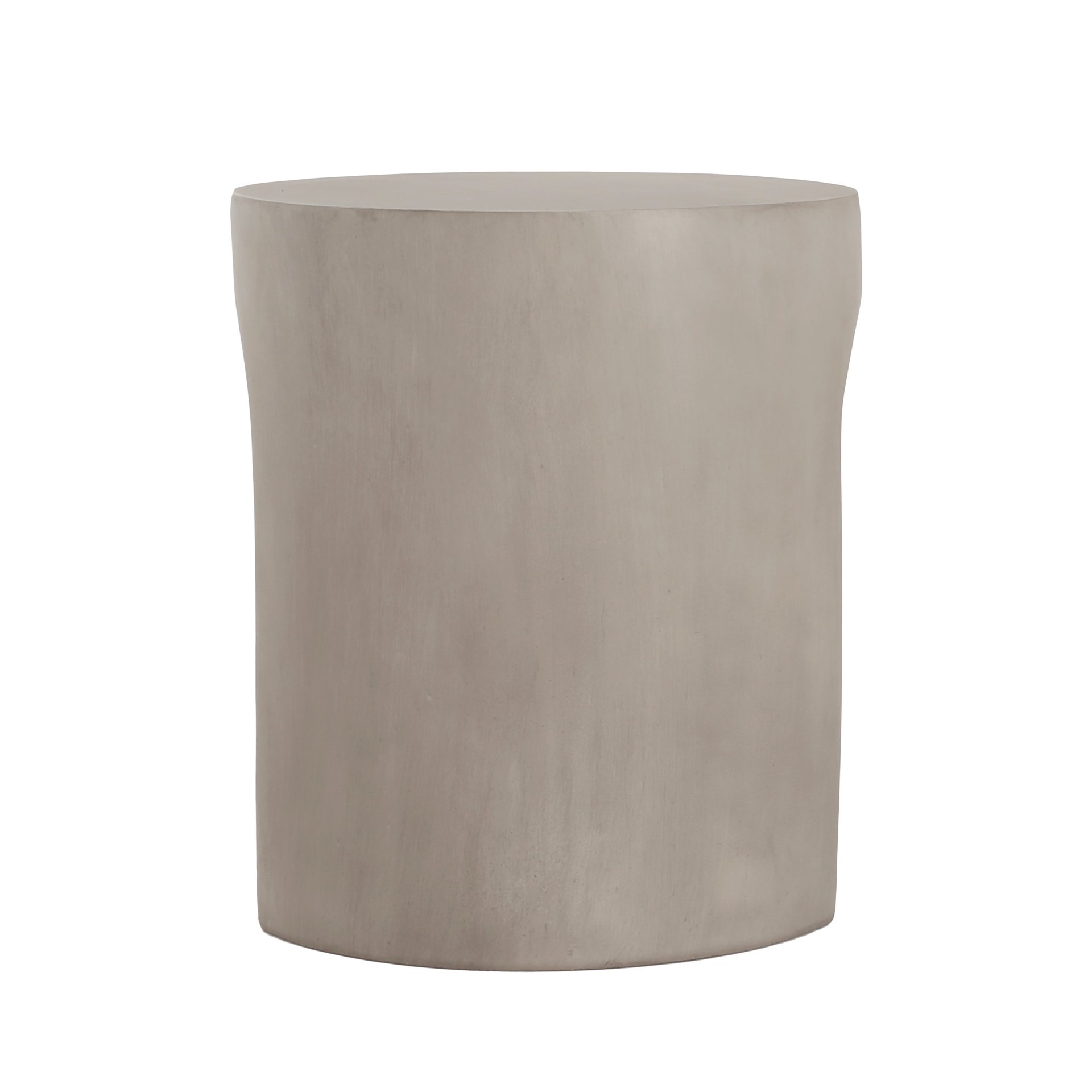 Outdoor Round With U Shape Side Table - Light Gray - Image 4