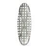 Metal Wall Art With Grid Pattern - Silver - Image 7