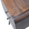 Mini Curved Nightstand - Walnut - Image 6