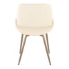 Fabrico - Contemporary Accent Chair (Set of 2) - Antique Copper / Cream - Image 5