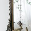Antique Arched Mirror With Metal Frame, Full Length Mirror For Living Room Bathroom Entryway - Gold - Image 10