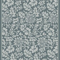 Macau - Non - Slip Accent Rug - Gray / White / Silver