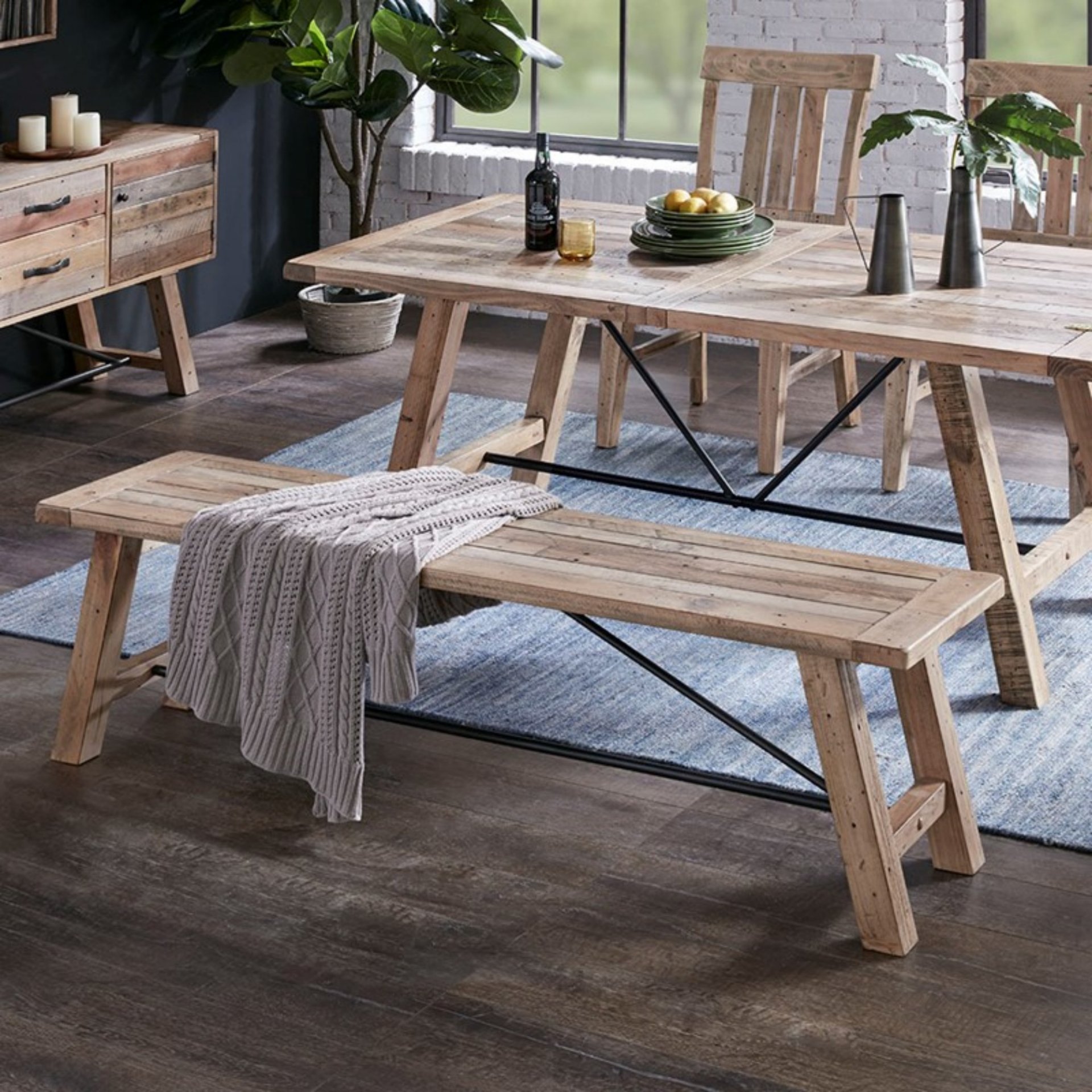 Sonoma - Dining Bench - Natural - Image 2