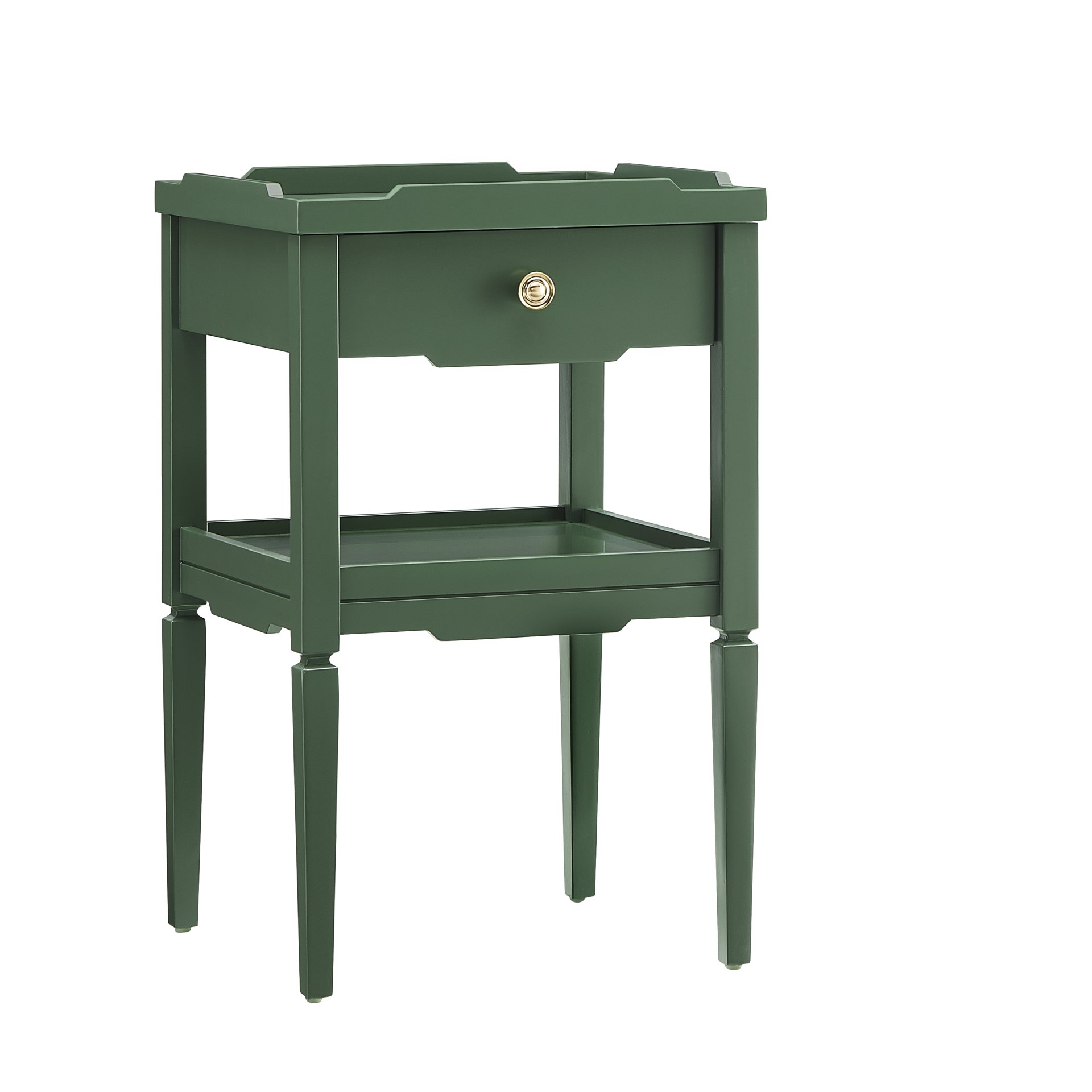 Foley - 1 Drawer Nightstand With Pull - Antique Green - Image 10