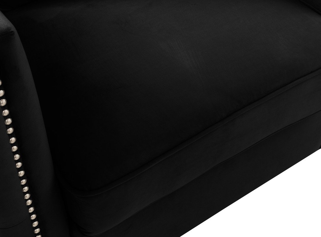 Bayberry - Loveseat With 2 Pillows - Black - Image 5