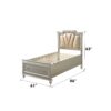Kaitlyn - Full Bed With LED & Storage - Champagne - Image 6