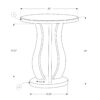 Accent Table, Side Mirror, Transitional - Silver - Image 5