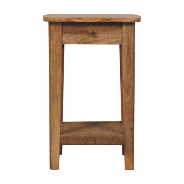 Rope End Table - Brown