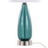 Bottega - Contemporary Table Lamp (Set of 2) - Sapphire Blue / Nickel / White - Image 4