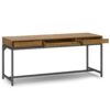 Banting - Mid Century Wide Desk - Medium Saddle Brown - Image 10